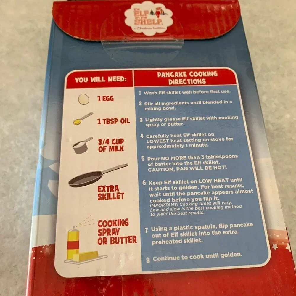 Elf on the Shelf Pancake Skillet Set *New*